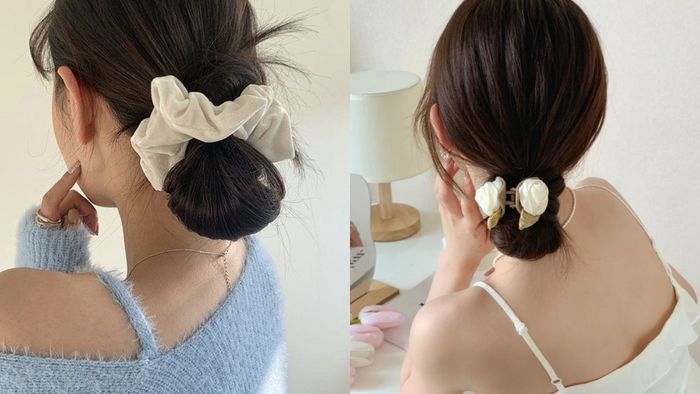 Kiểu búi tóc thắt nút